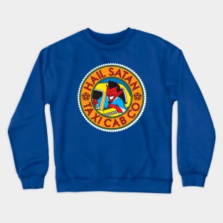 Hail Satan Taxi Cab Crewneck Sweatshirt